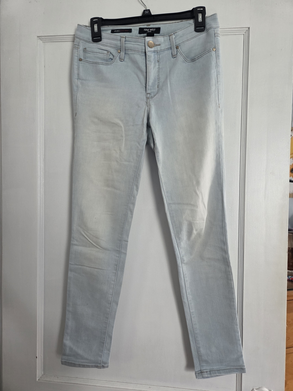 Nine West Women's Skinny Jeans in Light Blue Wash